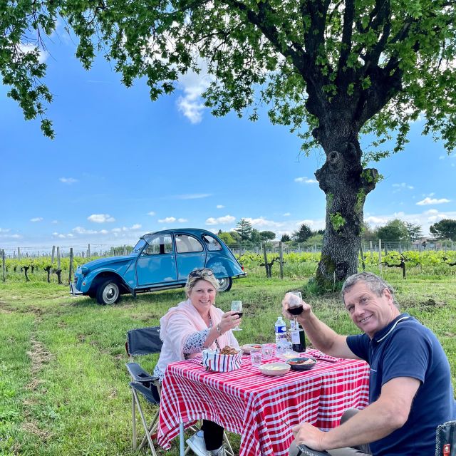 Médoc Half-Day in the French Classic Car: Visit 2 Vineyards - Key Points