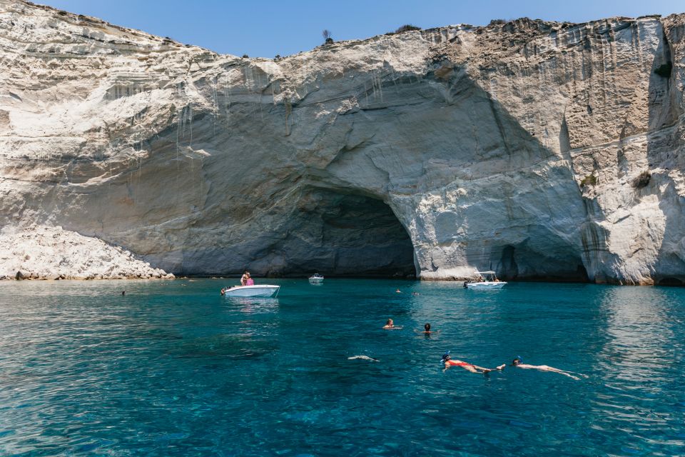 Milos: Kleftiko Cruise With Meal, Drinks and Photos at Sykia - Key Points