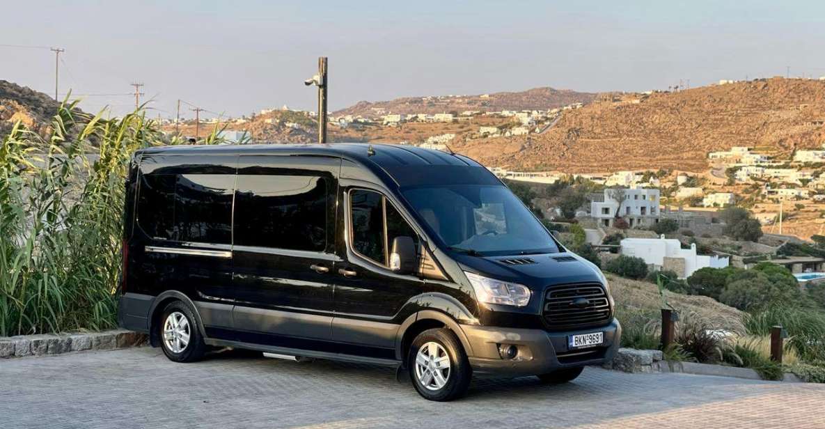 Mykonos: Airport Private Transfer in Luxury VAN - Key Points