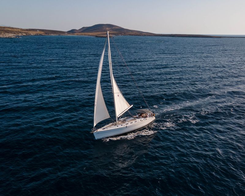 Mykonos: Private Rhenia Sailing Cruise With Lunch & Drinks - Key Points