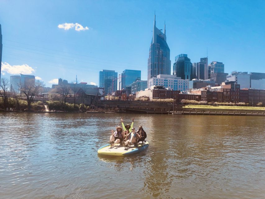 Nashville: Downtown Pedal Boat Rental for 2 to 4 People - Key Points