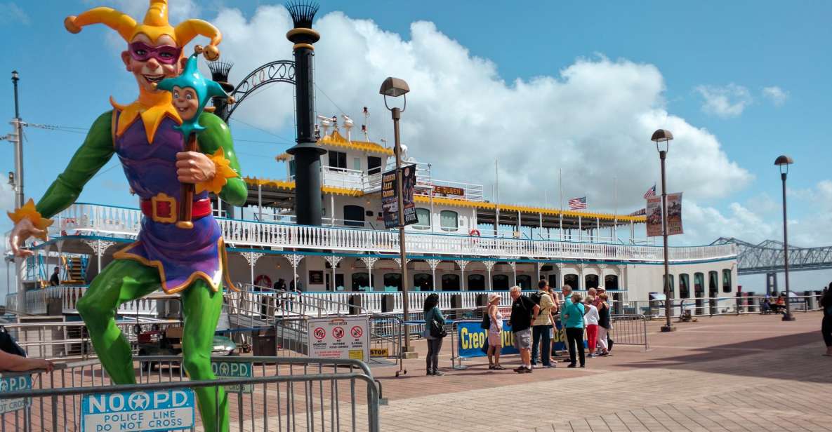 New Orleans: Creole Queen History Cruise With Optional Lunch - Key Points