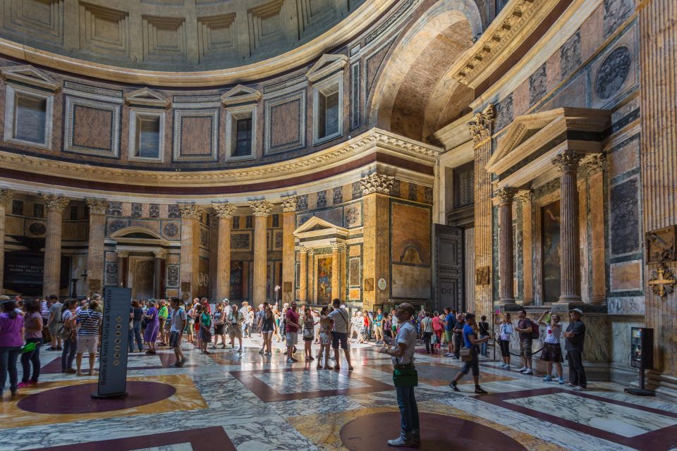 Pantheon Skip the Line Ticket & City Rome Multimedial Video - Key Points