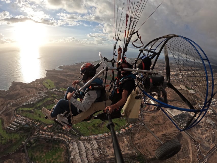 Paratrike Flying: (Motorised) as a COUPLE in TENERIFE - Key Points