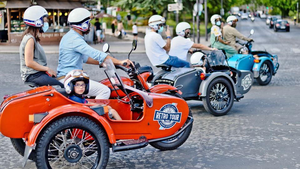 Paris Vintage Sidecar Premium & Private Half-Day Tour - Key Points