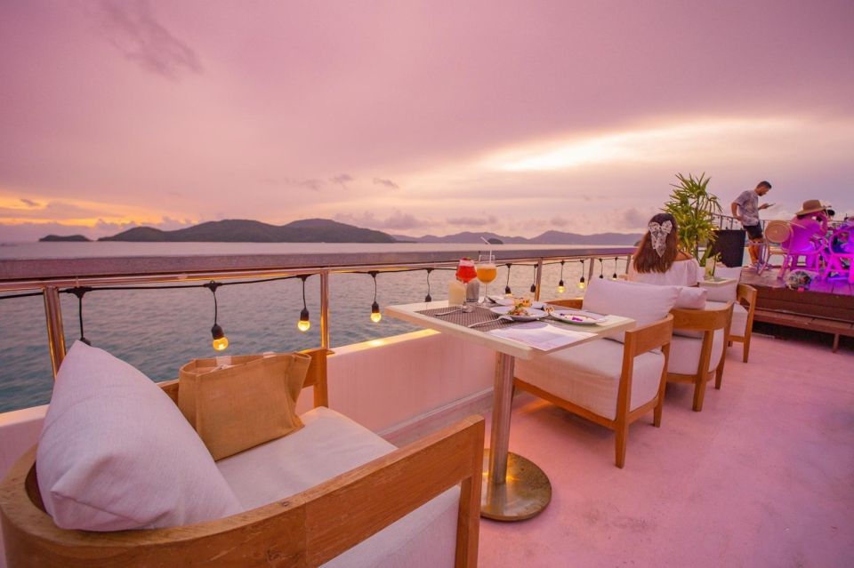 Phuket Ko Sire: Cruise With Live Music and 4-Course Dinner - Key Points