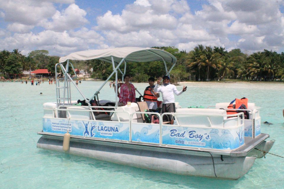 Pontoon Tour in Bacalar Seven Colors Lagoon - Tour Overview