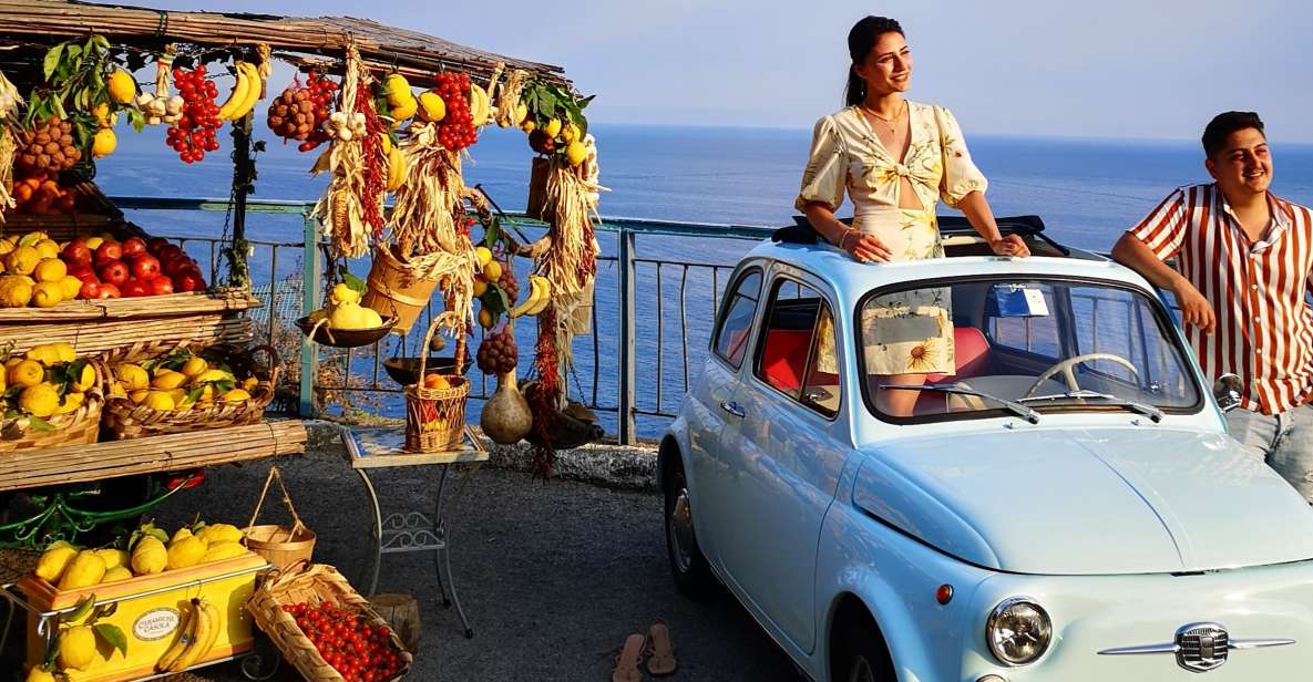 Positano/Praiano: Iconic Fiat 500 Private Amalfi Coast Tour - Key Points