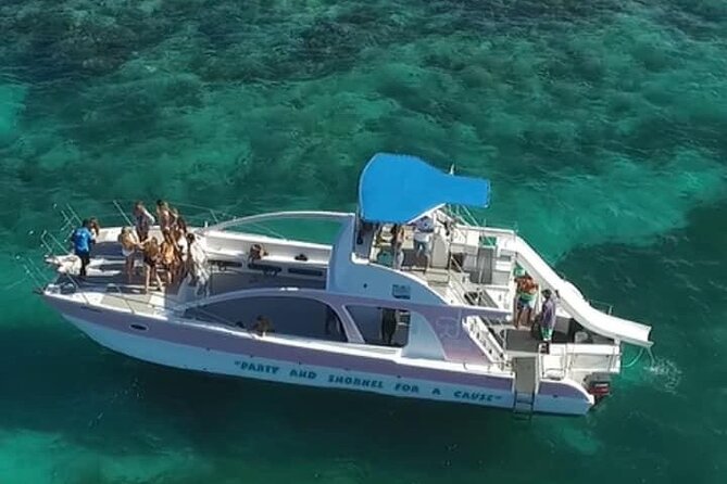 Private Party Boat With Slide and Chicken Skewers at Punta Cana - Overview of the Experience