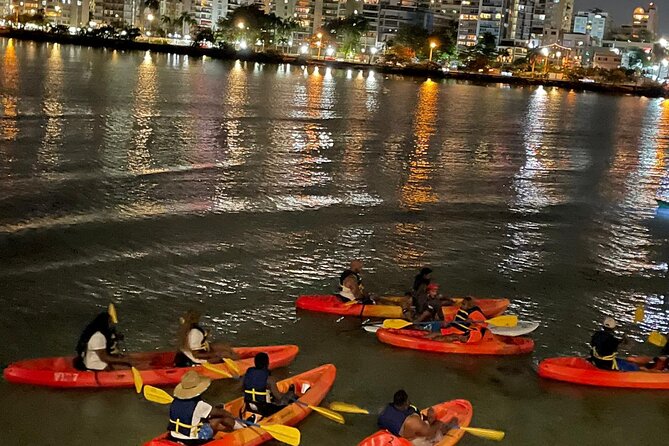 Puerto Rico Night Kayaking Guided Tour in Condado Lagoon - Meeting Point and Logistics