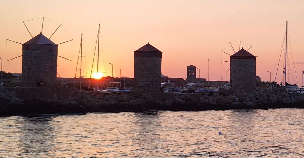 Rhodes Town Private Sunset Cruise - Key Points