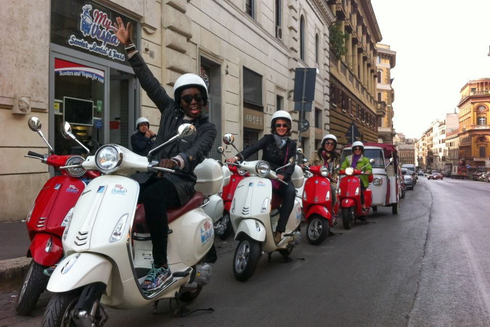 Rome 24-Hour Vespa Primavera Rental - Key Points