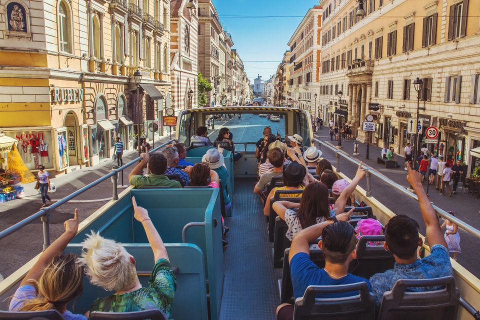 Rome: Big Bus Hop-On Hop-Off Sightseeing Tour W/ Audio Guide - Key Points