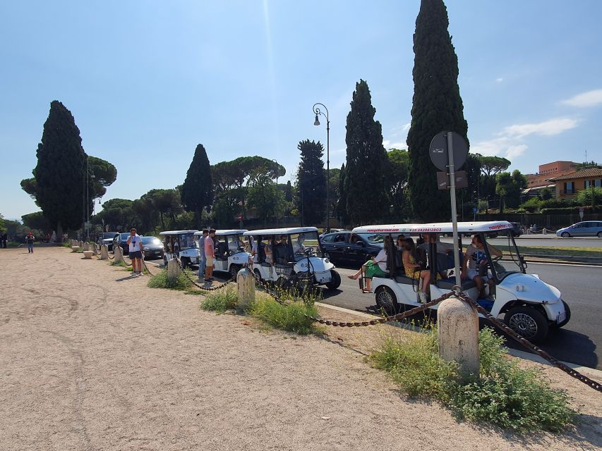 Rome: Catacombs and Appian Way Golf Cart Small-Group Tour - Key Points