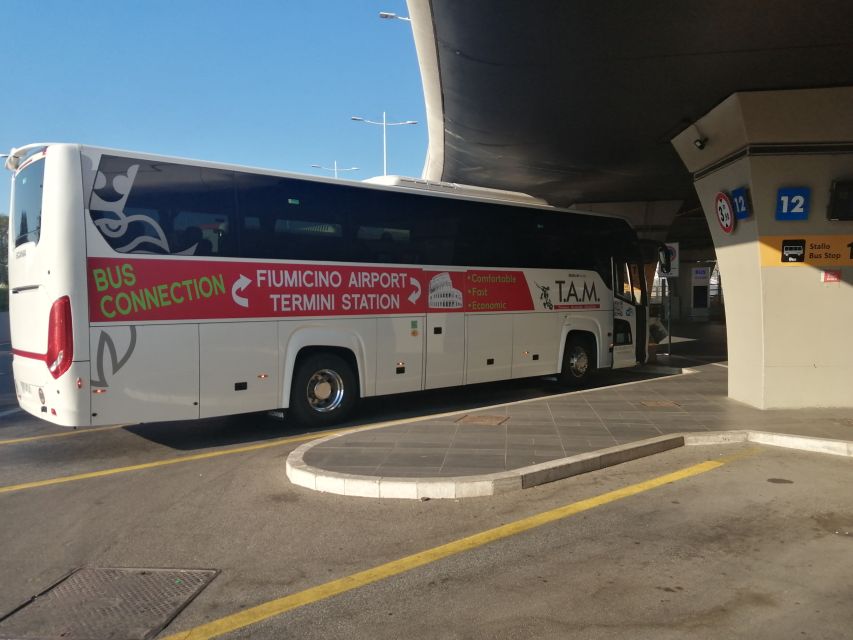 Rome: Fiumicino Airport Shuttle Bus to Rome City Center - Key Points