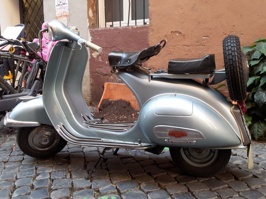 Rome: Half-Day Tour by Vespa With Driver - Key Points