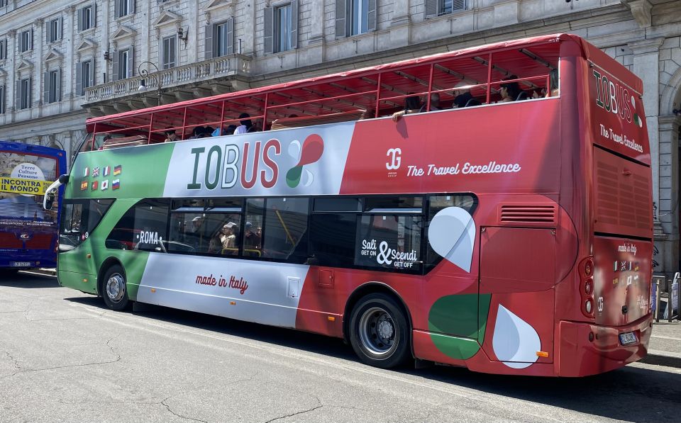 Rome: Open-Top Hop-On Hop-Off Bus City Tour - Key Points