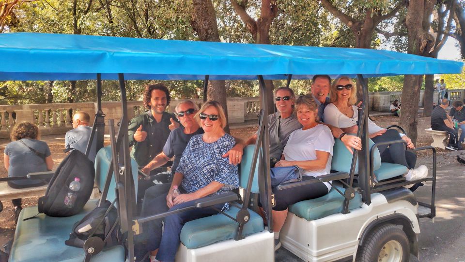 Rome: Private Guided Golf Cart Tour With Gelato or Wine - Key Points