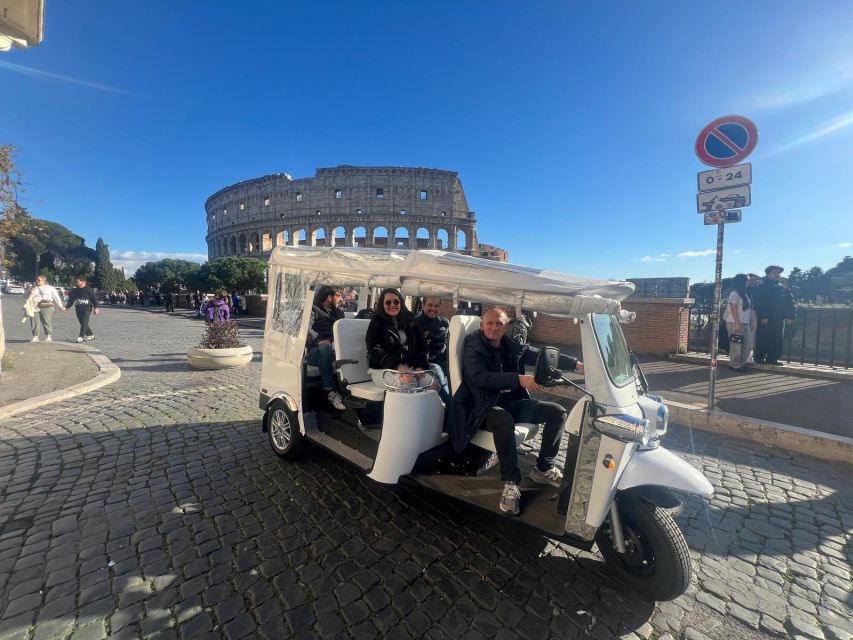 Rome : Private Tour With Tuk Tuk Electric In The City - Key Points