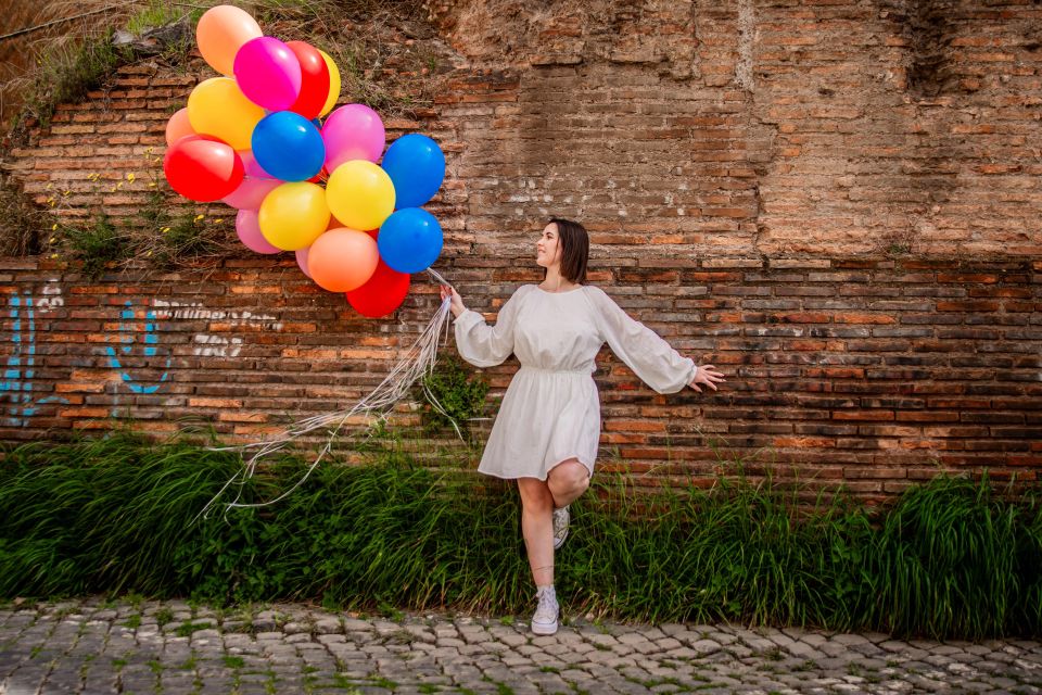 Rome: Professional Photoshoot With Balloons - Key Points