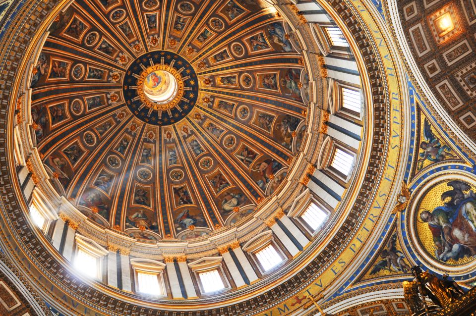 Rome: St. Peters Basilica Tour With Dome and Papal Tombs - Key Points