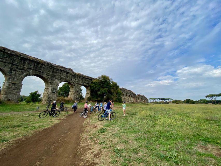 Rome:Appian Way E-Bike Tour With Catacombs, Aqueducts & Food - Key Points