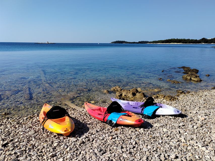 Rovinj: Golden Cape Desert Islands Kayak & Snorkeling Tour - Key Points