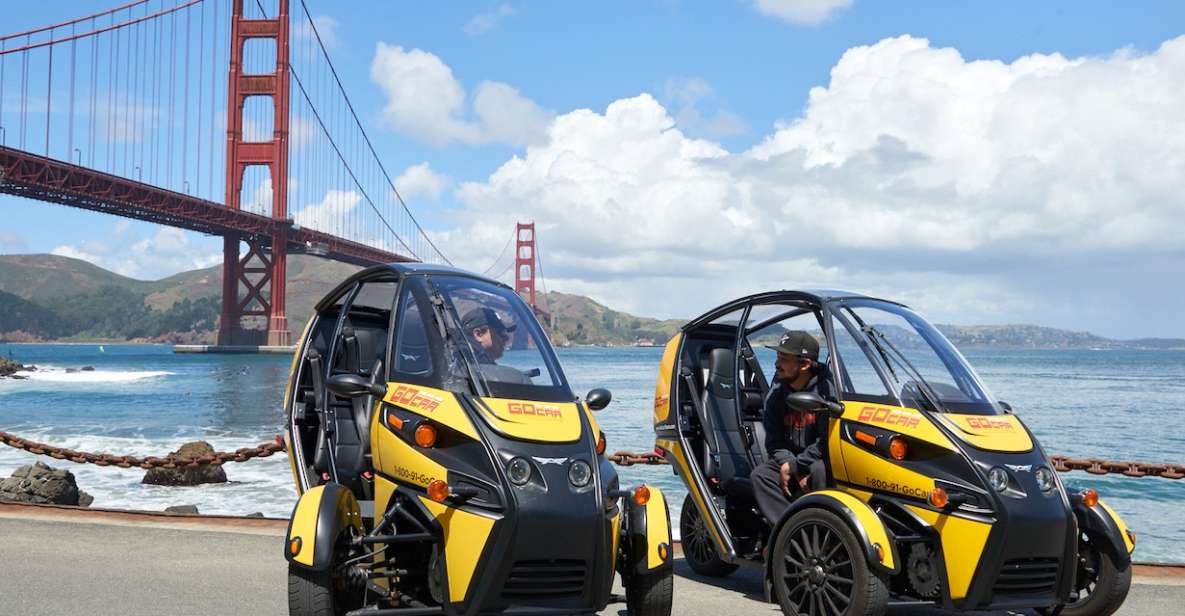 San Francisco: Electric Gocar Tour Over Golden Gate Bridge - Key Points