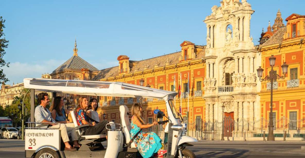 Seville: Private City Tour by Eco Tuk Tuk