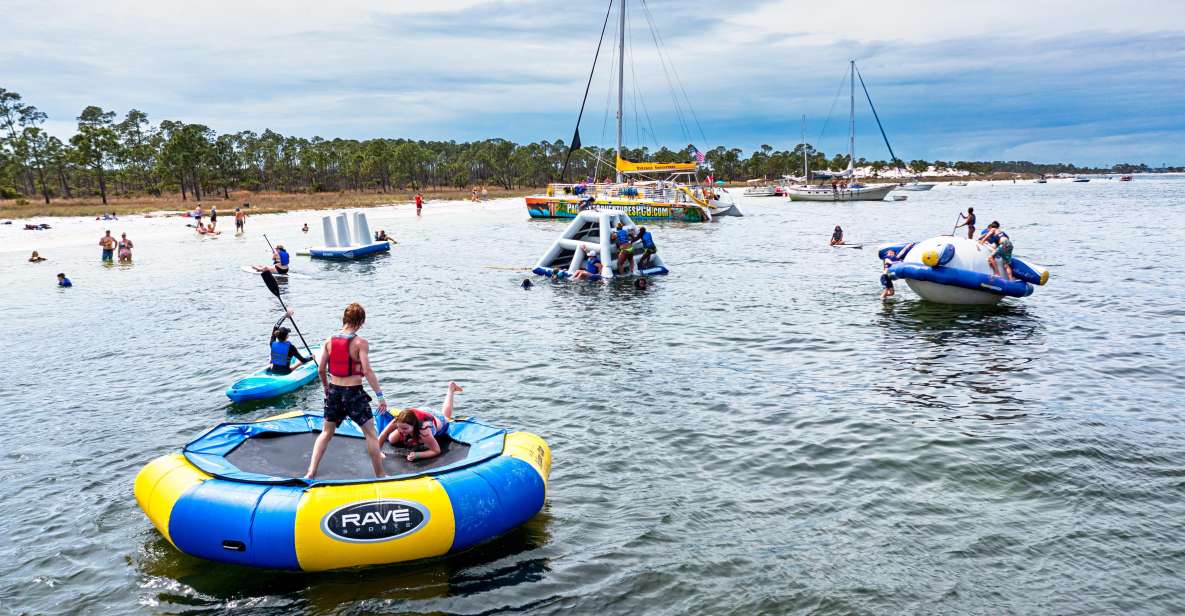 Shell Island: Water Park and Dolphin Watching Boat Trip - Key Points