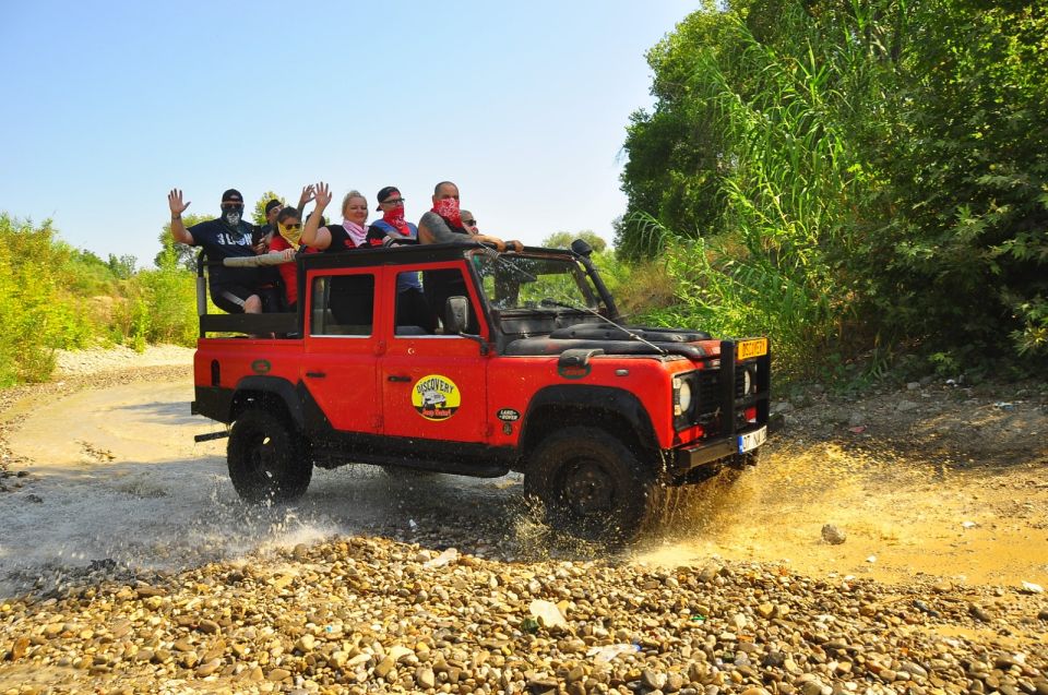 Side: Off-Road Jeep Safari W/ Lunch & Waterfall & Boat Trip - Key Points