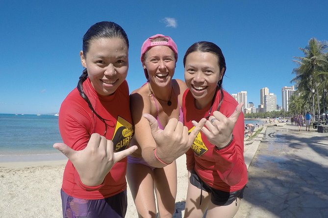 Surfing Open Group Lesson (Waikiki Courtesy Shuttle) - Key Points