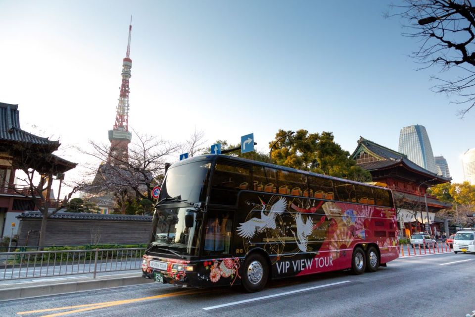 Tokyo: 70MINS Open Top Sightseeing Bus With Audio Guide - Key Points