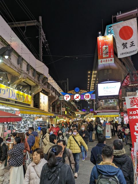 Tokyo Ueno Ameyoko Japanese Food and Sweet Hunting Tour - Key Points