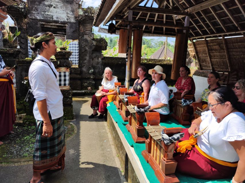 Traditional Village Tour, Balinese Dance & Gamelan Lesson - Key Points