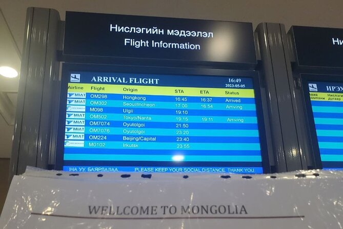 Ulaanbaatar Airport Transfer & Taxi Shuttle Service - Best! - Key Points