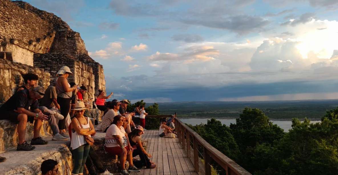 Yaxha: Shared Sunset Tour / Transportation & Guide - Key Points