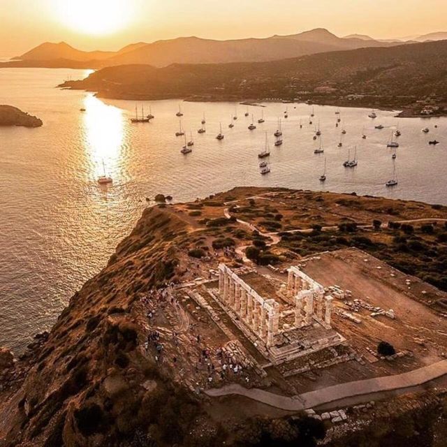 Athens: Cape Sounion &Temple of Poseidon Sunset Tour & Audio