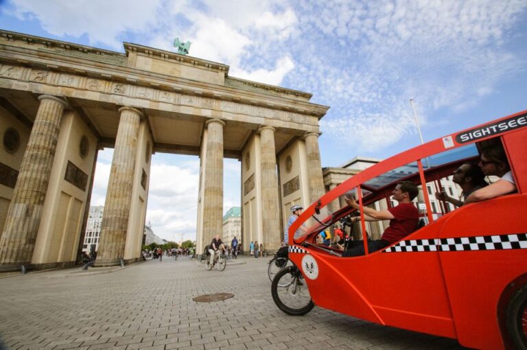 Berlin: Private E-Rickshaw Tour With Hotel Pickup Service