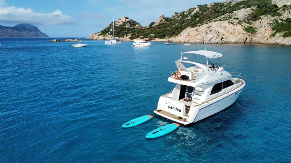 Boat in Olbia: Tavolara, Molara Pool, Gulf of Aranci