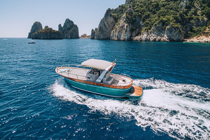 Capri Private Boat Tour From Sorrento, Positano or Naples