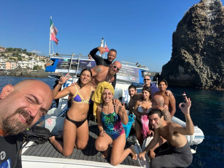 Catania: Cyclops Islands & Timpa Nature Reserve Boat Tour