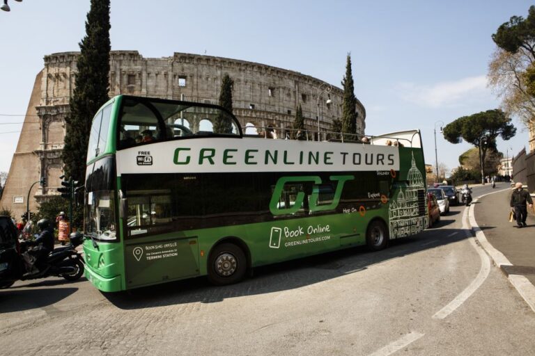 Civitavecchia: Transfer to Rome & Hop-on Hop-off Bus Ticket