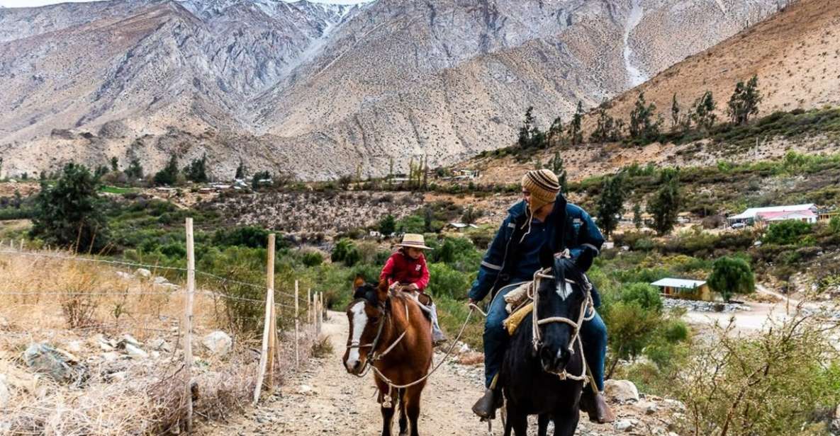 Cochiguaz: Horseback Riding, River and Mountain Range