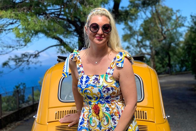 Dolce Vita Vintage Photo Experience With Yellow Fiat 500 - Experience Overview