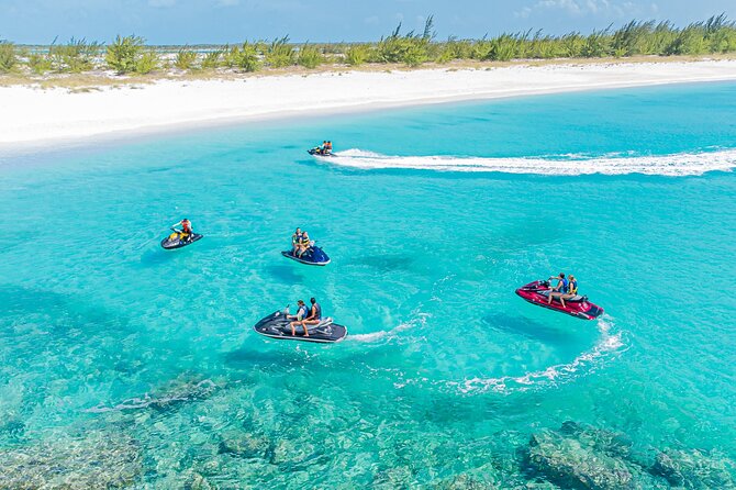 FAMOUS SHIPWRECK, Tiki Bar & Iguana Island Private Jet Ski Tour