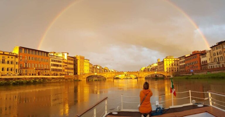 Florence: Arno River Cruise With Aperitivo