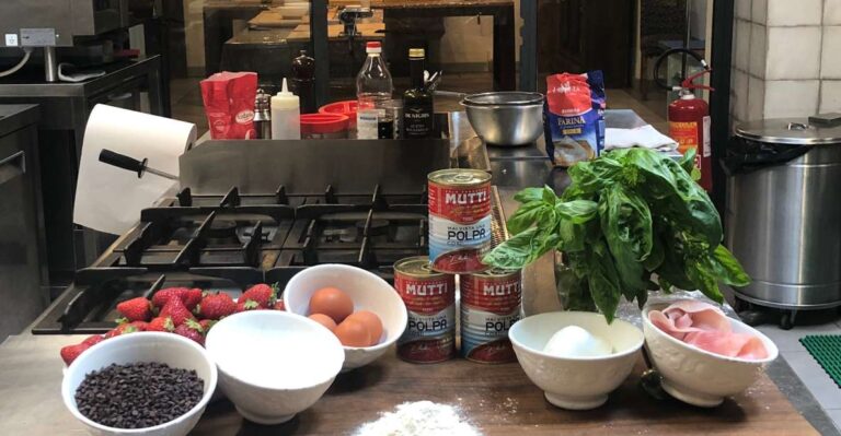 Florence: Pizza and Gelato Family-Friendly Cooking Class