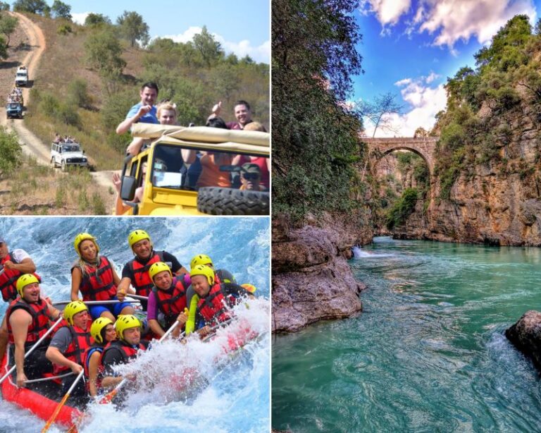 From All Locations Of Antalya: Rafting & Jeep Safari Tour