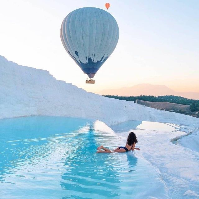 From Antalya: Pamukkale Day Trip W/Optional Balloon Flight